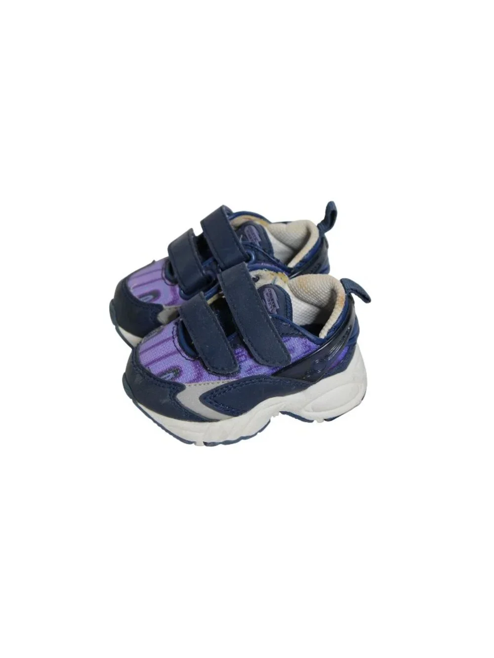 Athletic Works Blue Purple Baby Sneakers Kids Shoe Size 2